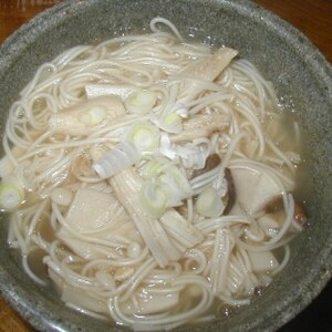 あんかけキノコ素麺＋＋